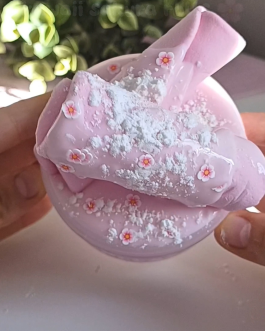 Kawaii sakura rolls slime