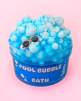 Pool bubble bath slime