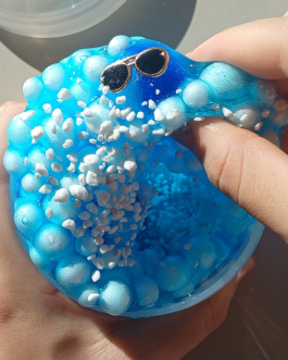 Pool bubble bath slime
