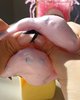Strawberry crunch squishy