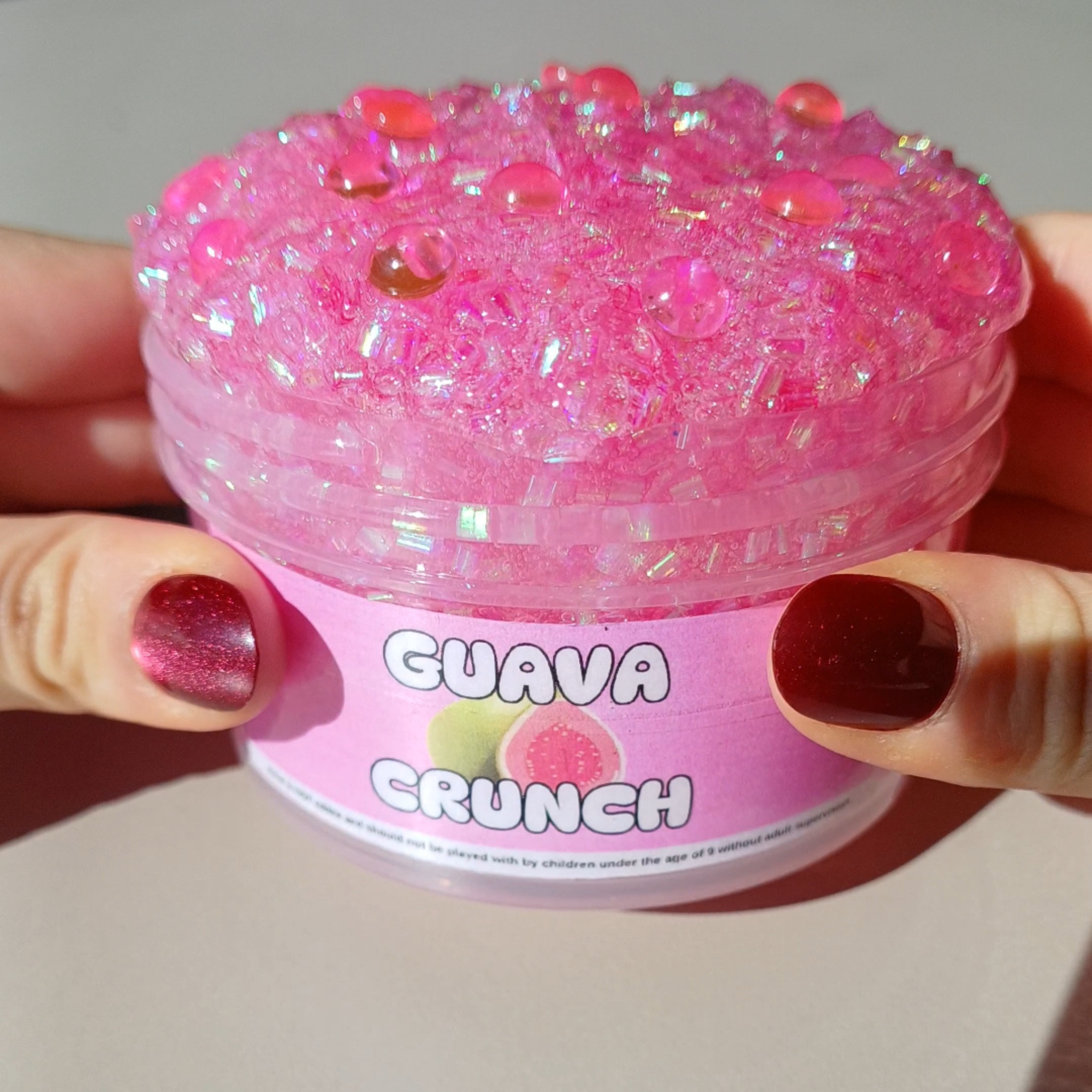 Guava crunch slime