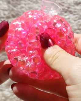 Pink coral crunch squishy